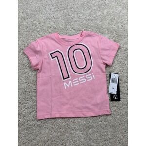 Messi Collection Baby Pink 24M Soccer Jersey T Shirt Kids Toddler NWT